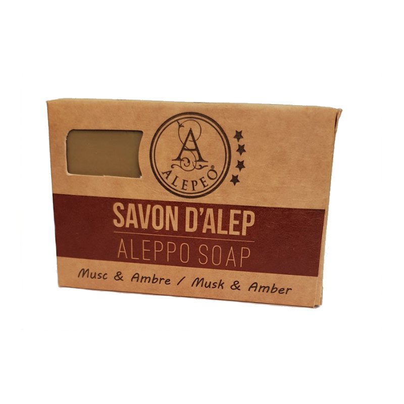 ALEPEO Olijfzeep Musk & Amber