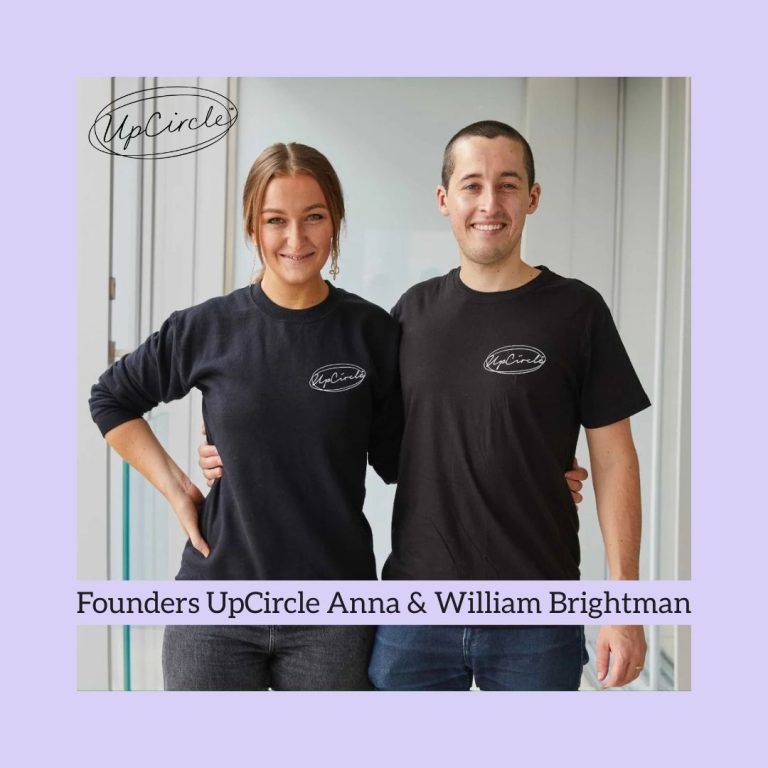 founders UpCircle beauty Anna and William Brightman