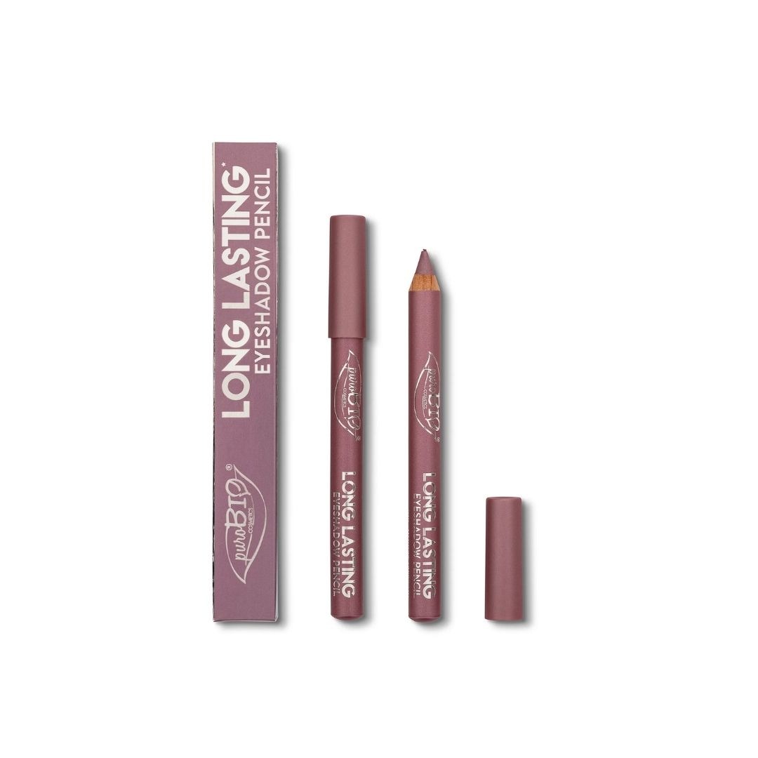 PuroBIO Long Lasting Eyeshadow Pencil Amethyst, paars oogpotlood geschikt voor gevoelige ogen, vegan certificaat