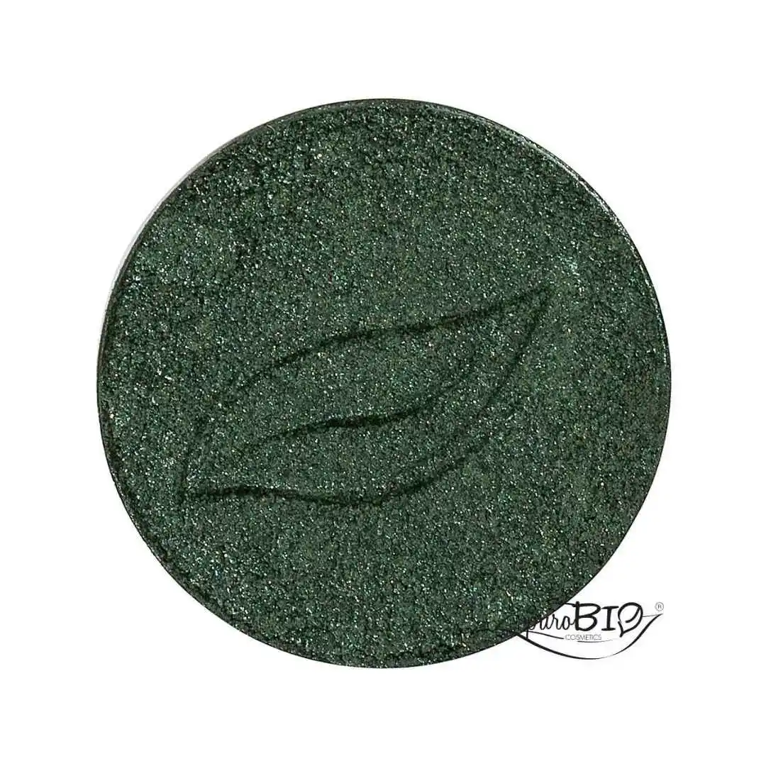 PuroBIO Oogschaduw Refill Mosgroen Glans 22, vegan en geschikt voor gevoelige ogen en lensdragers