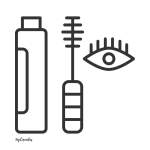 abstracte afbeelding categorie vegan oogmake-up